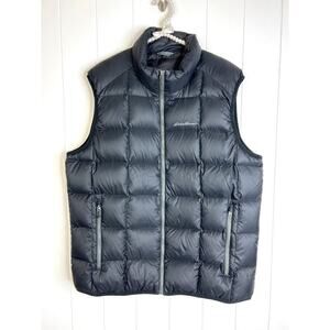 Eddie Bower Men's Black EB700 Fill Goose Down Puffer Vest Size Large